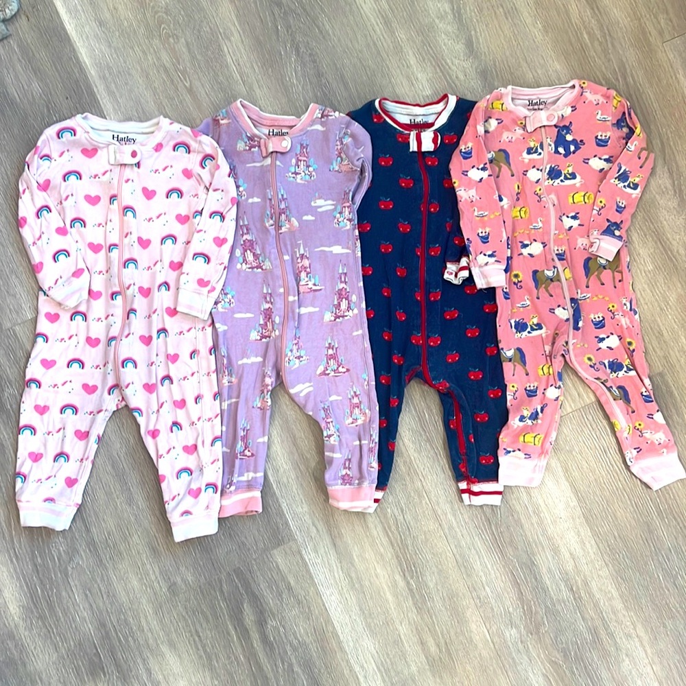 Hatley organic cotton pajama bundle size 12-18months